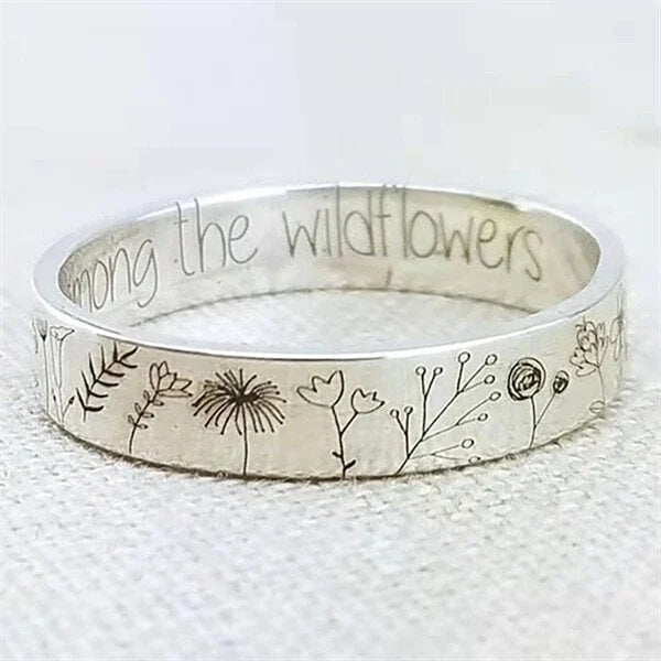 WHIMSICAL DANDELION RING