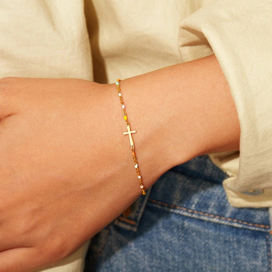 DIVINE CROSS BRACELET