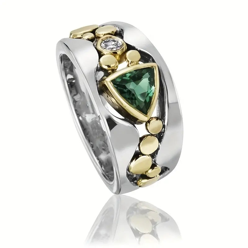 EMPRESS GREEN GEM RING