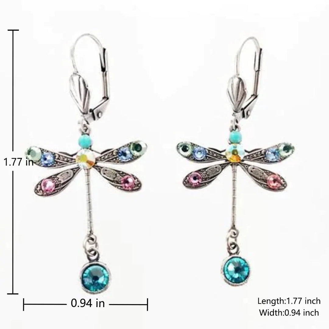 TIMELESS DRAGONFLY SCULPTED EARRINGS