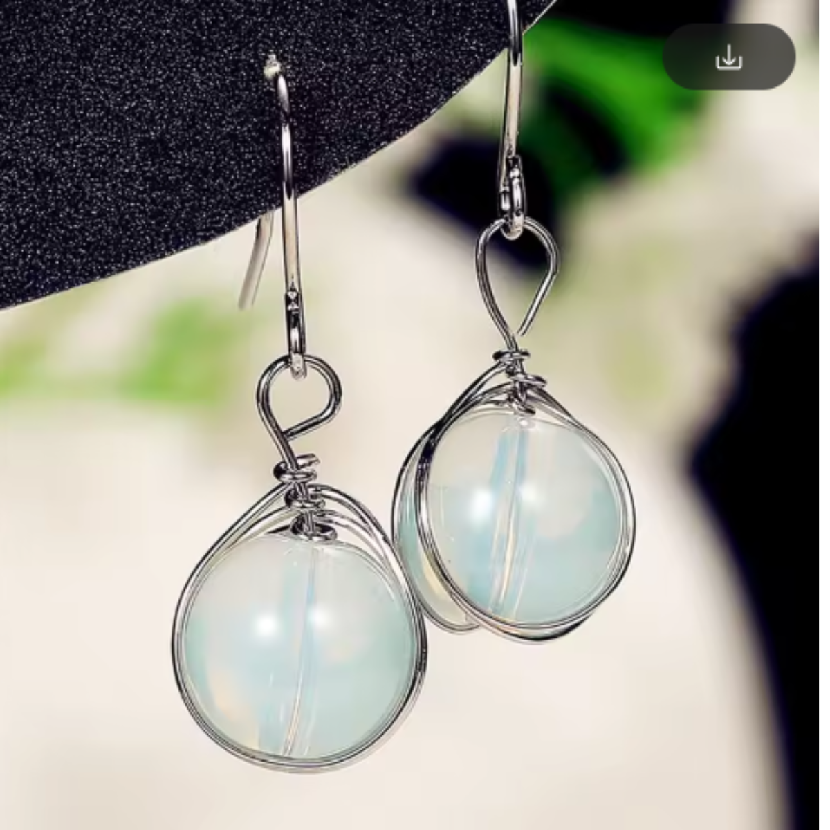 CELESTIAL MOONSTONE DROP EARRINGS