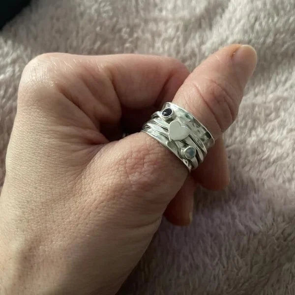 TIMELESS HEART SPIN RING