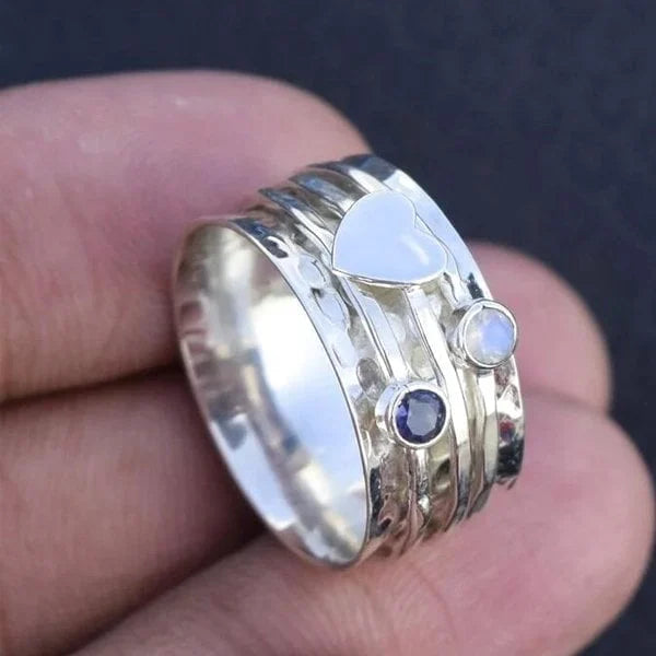 TIMELESS HEART SPIN RING