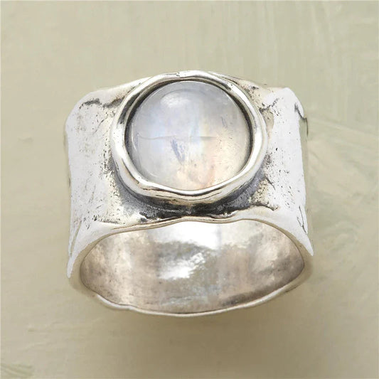 MYSTIC MOONSTONE BOHO RING