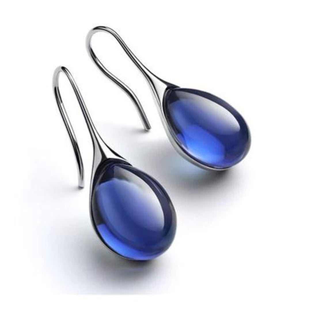 TWIN-SPARK CRYSTAL DROP EARRINGS