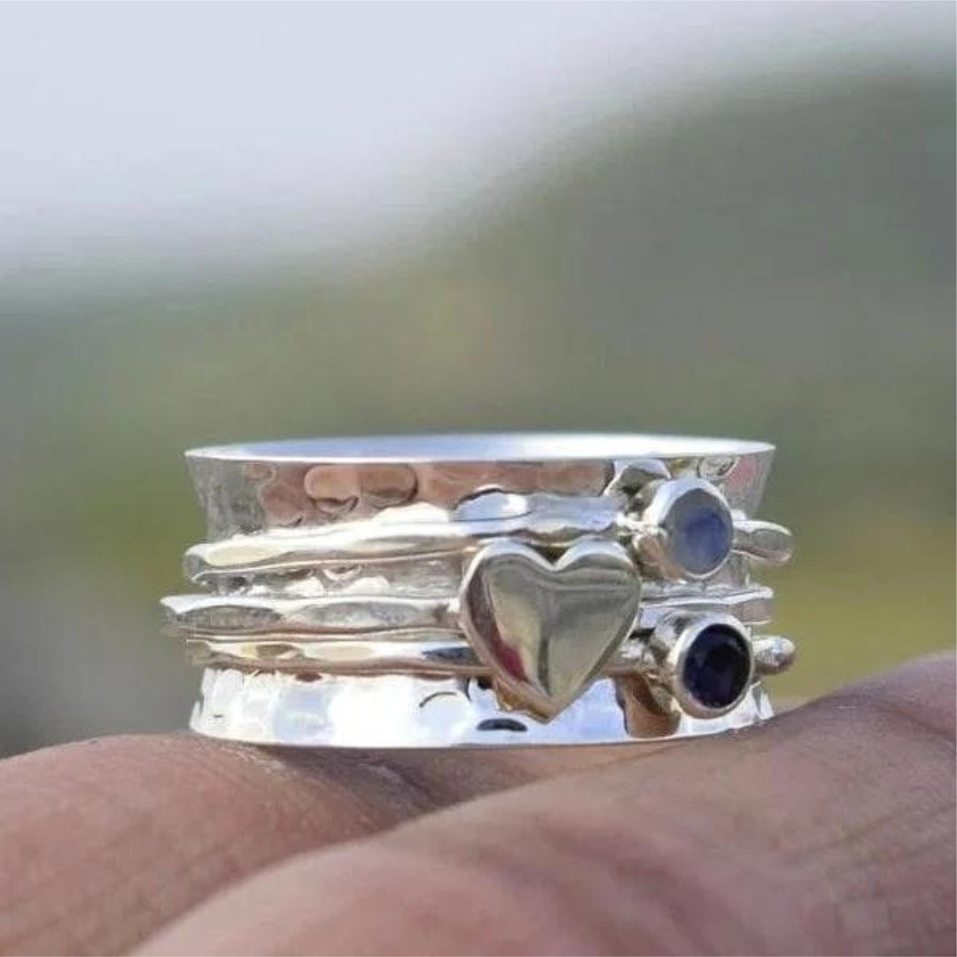TIMELESS HEART SPIN RING