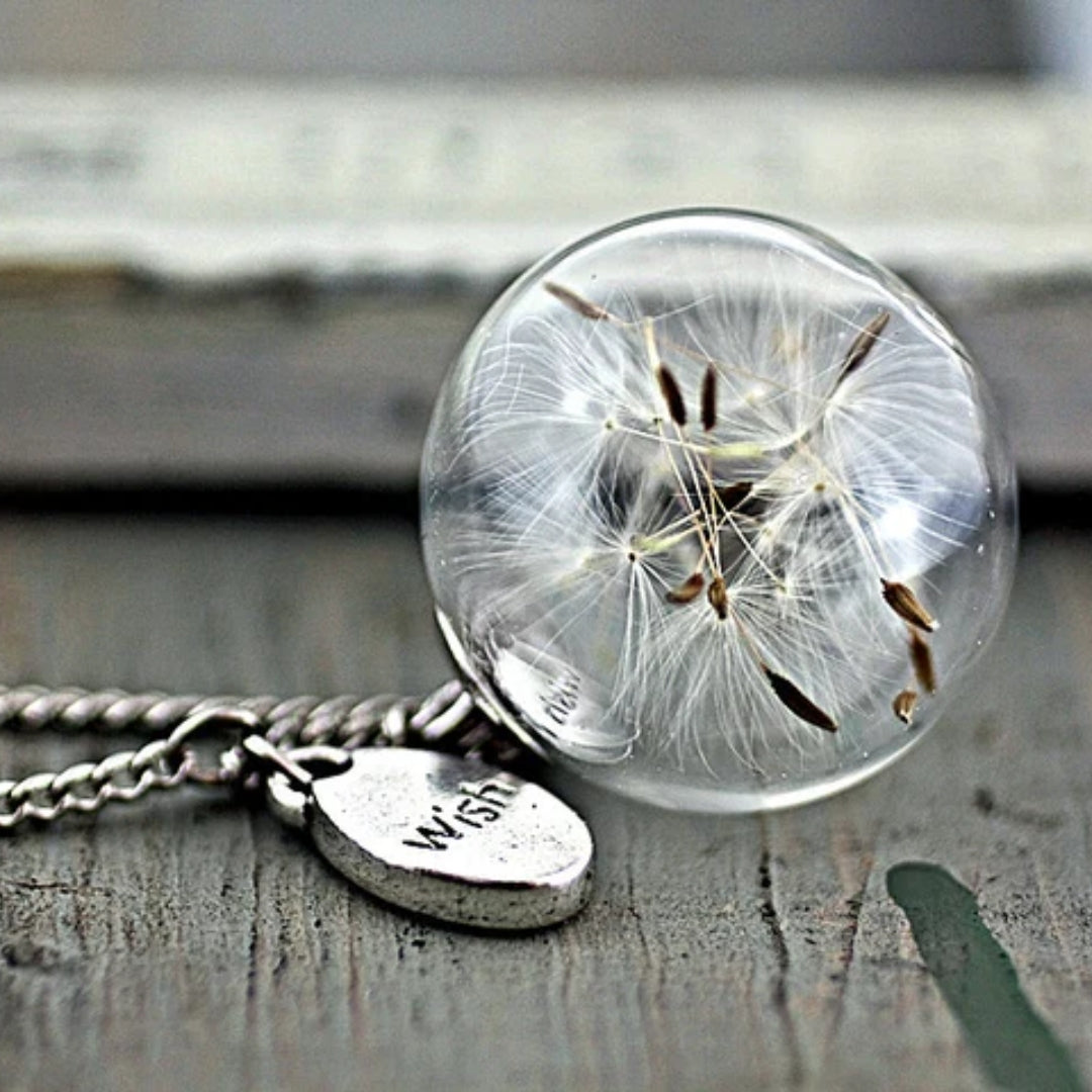 ETERNAL WISH DANDELION NECKLACE
