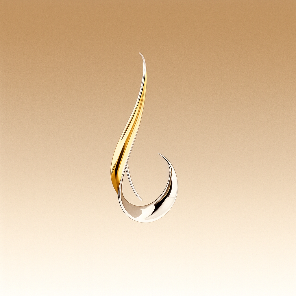 ELEGANT VINTAGE GOLD DROP EARRINGS