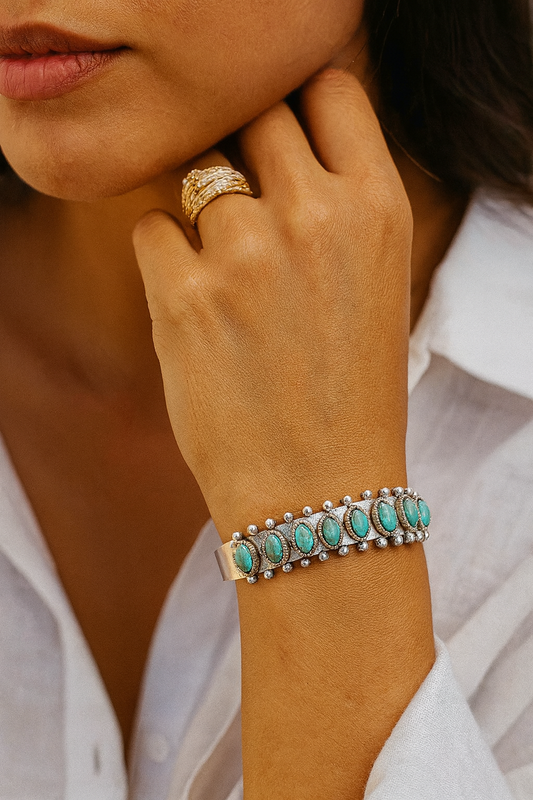 TURQUOISE DREAM SILVER CUFF