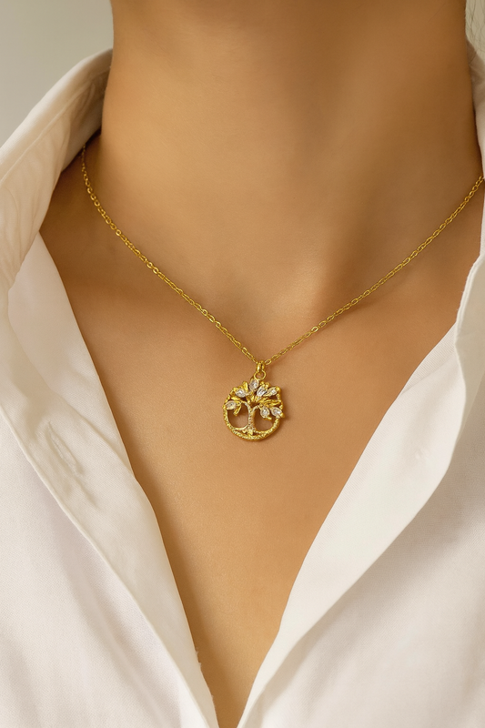 INFINITE ROOTS TREE NECKLACE