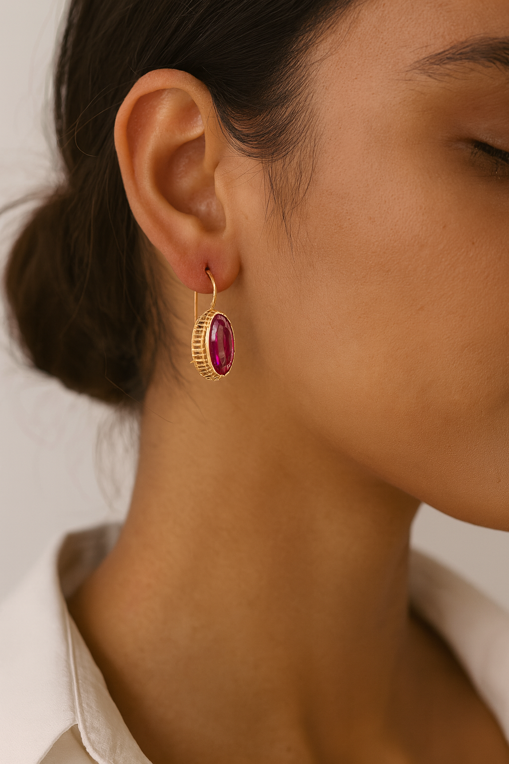 ROYAL RUBY EARRINGS