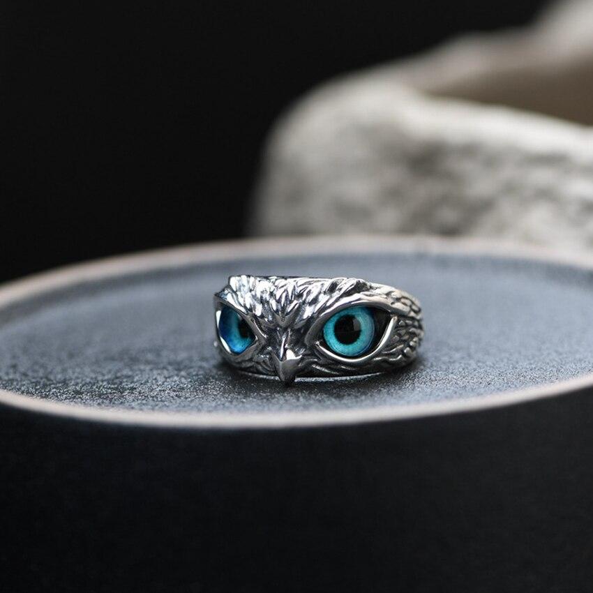 LUCKY OWL OPAL SILVER RING