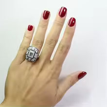 CELESTIAL BLUE SILVER RING