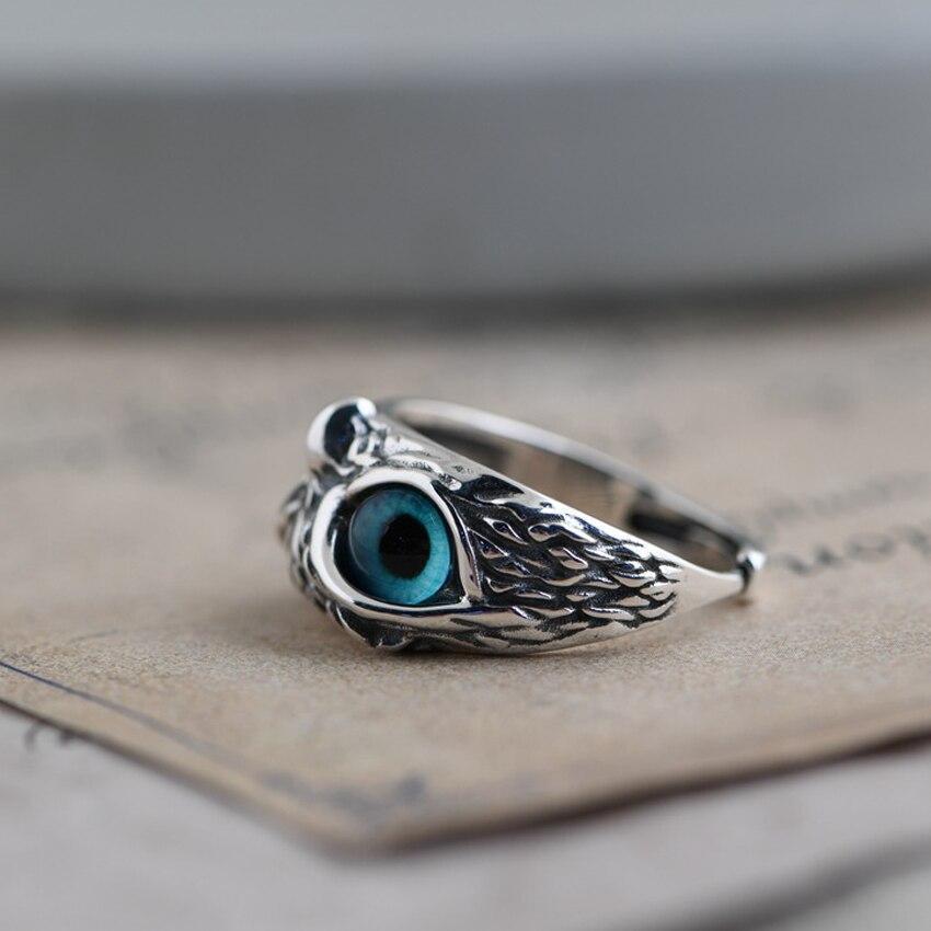 LUCKY OWL OPAL SILVER RING