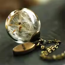 ETERNAL WISH DANDELION NECKLACE