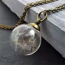 ETERNAL WISH DANDELION NECKLACE