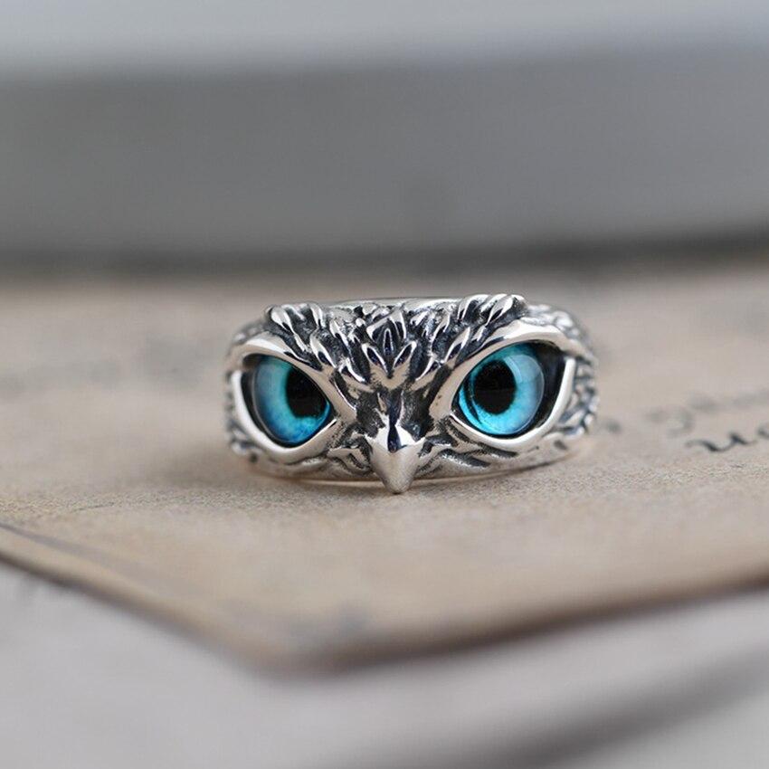 LUCKY OWL OPAL SILVER RING