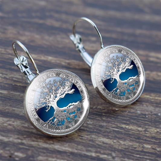VINTAGE TREE OF LIFE EARRINGS