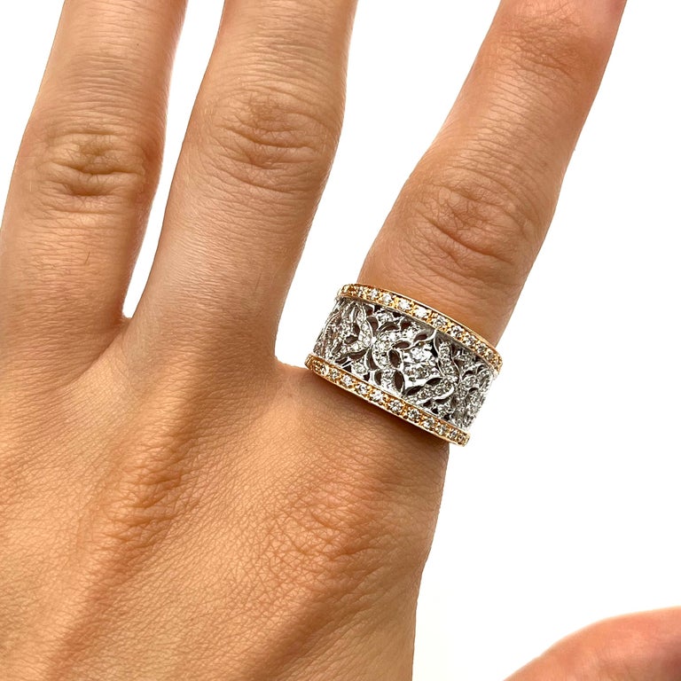 VINTAGE ZIRCONIA IVY RING