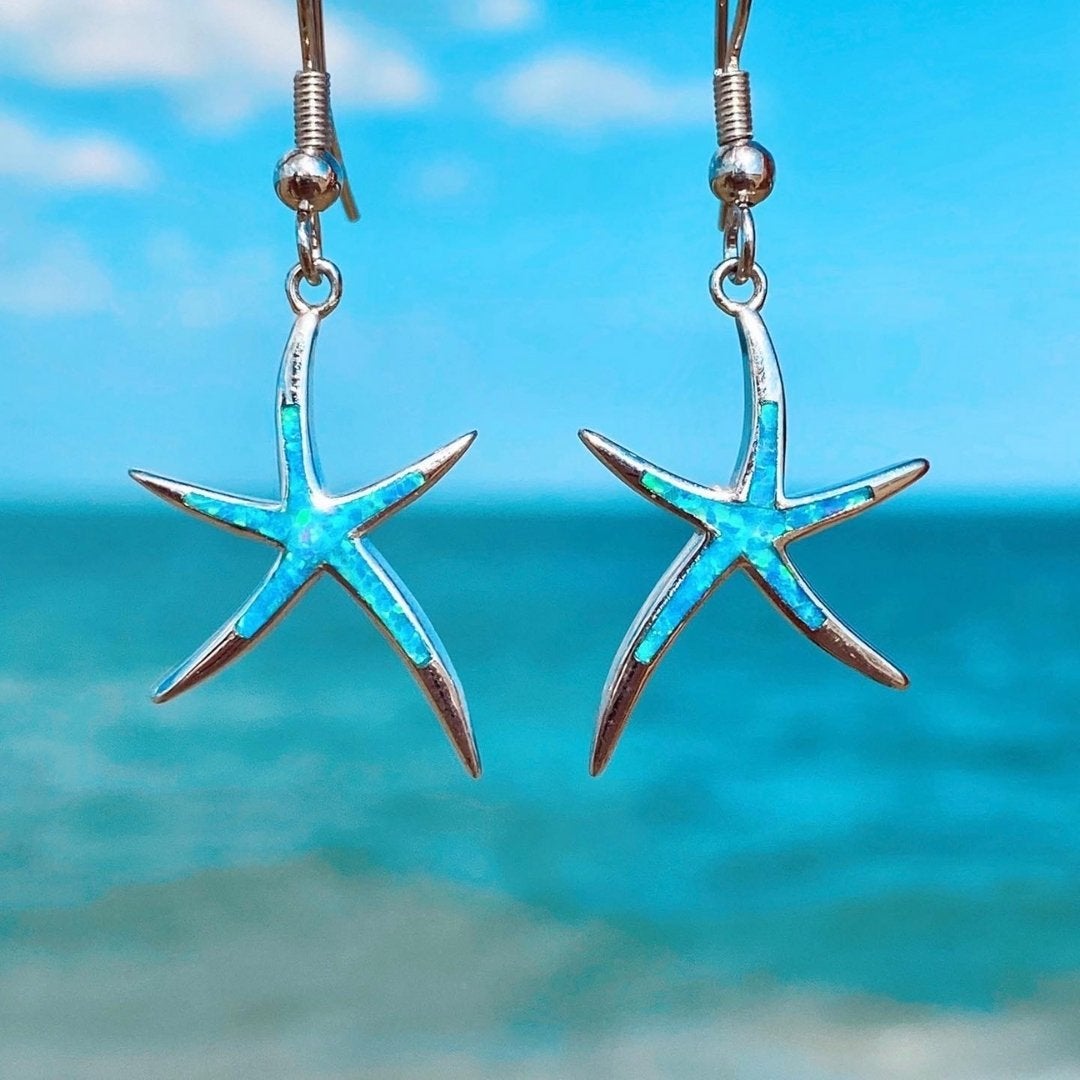 OCEAN STARFISH OPAL EARRINGS