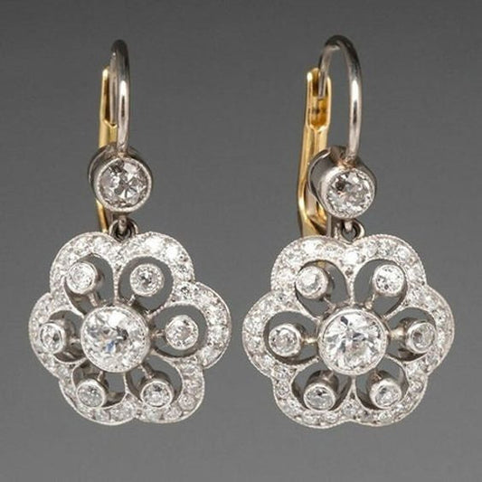 LUXE MANDALA CRYSTAL EARRINGS