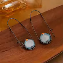 AQUA GLOW CRYSTAL EARRINGS