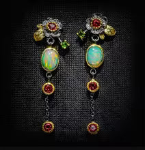 FIRE & MOON OPAL BOHO EARRINGS
