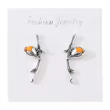 ELEGANT BIRD SILVER EARRINGS