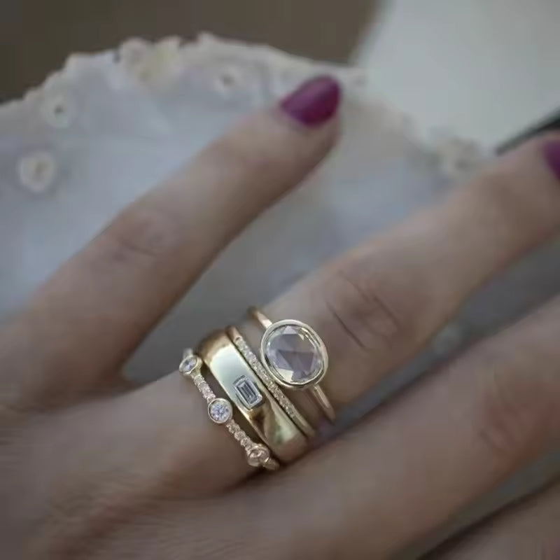 RADIANT VINTAGE GOLD RINGS