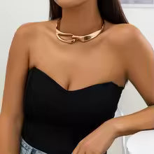 GOLDEN SCULPT LINK CHOKER