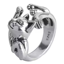 WHIMSICAL CAT TREND RING
