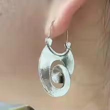 ORGANIC SWIRL DROP EARRINGS