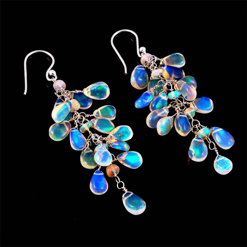 OCEAN MIST OPAL DROP EARRINGS