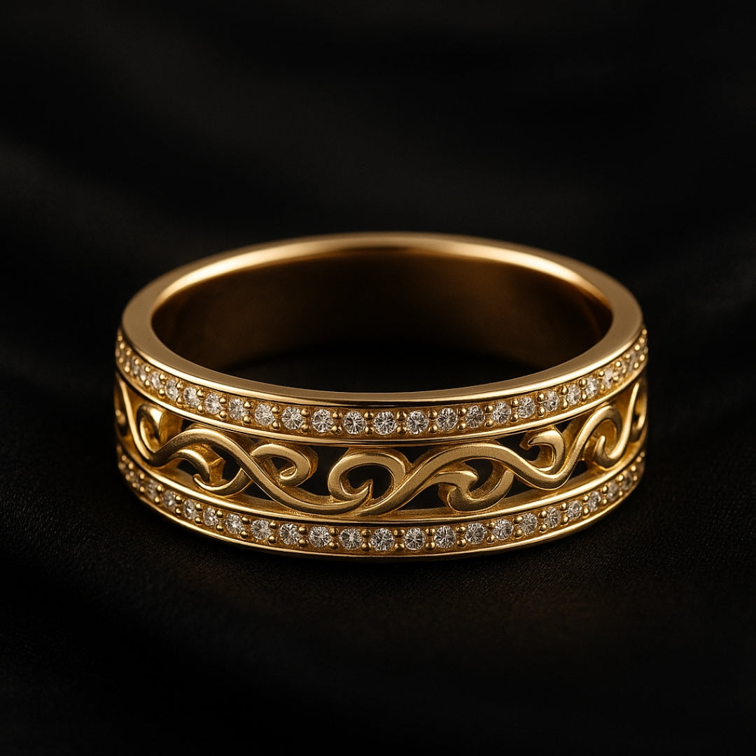 TIMELESS VINE GOLD RING
