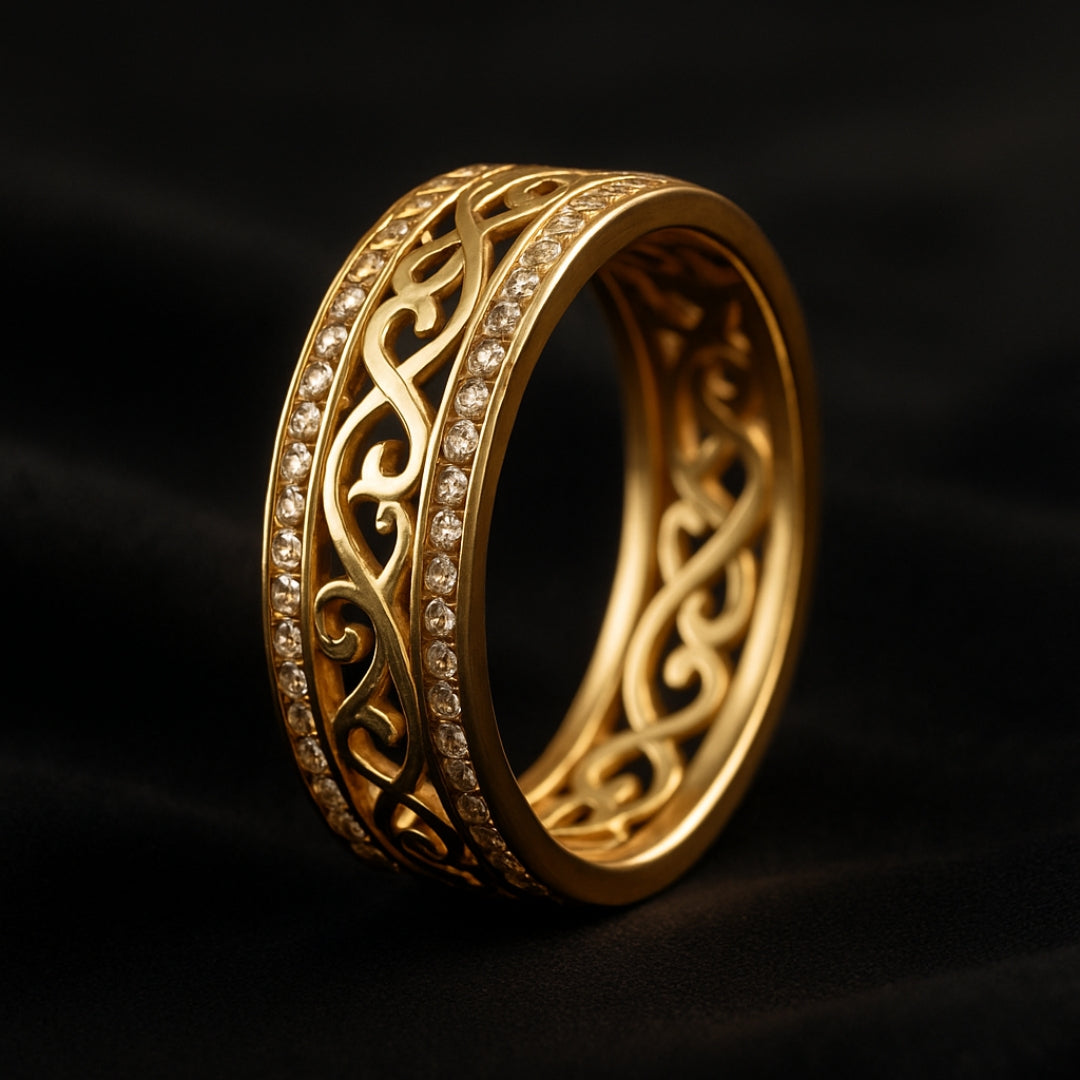 TIMELESS VINE GOLD RING