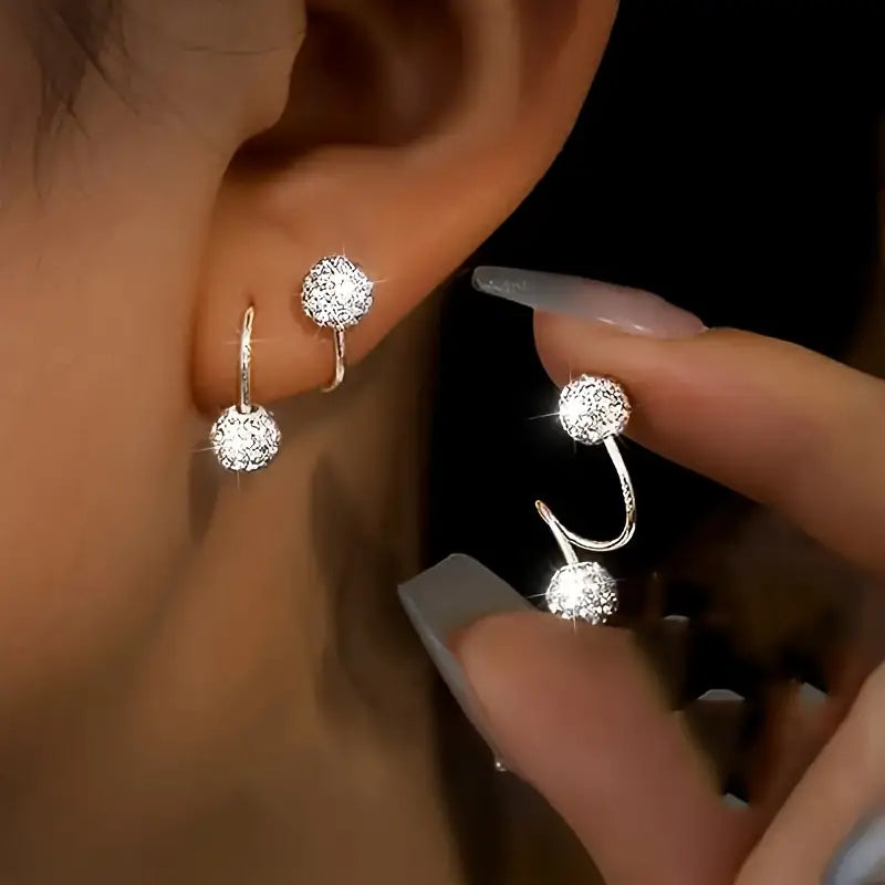STYLISH SPIRAL STUD EARRINGS