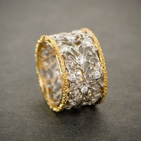 VINTAGE ZIRCONIA IVY RING