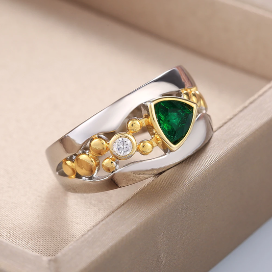 EMPRESS GREEN GEM RING