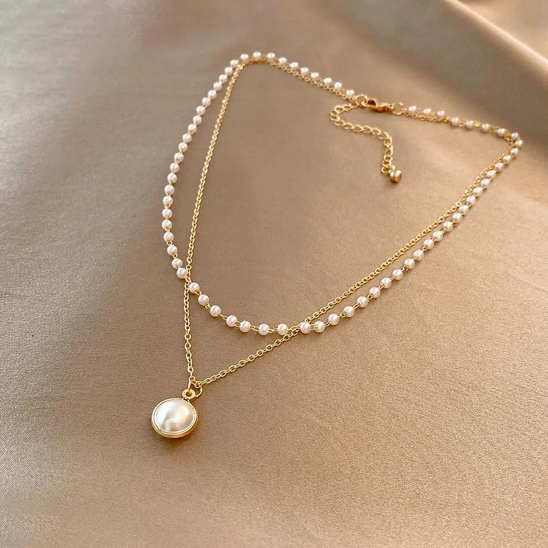 AURA PEARL PENDANT NECKLACE