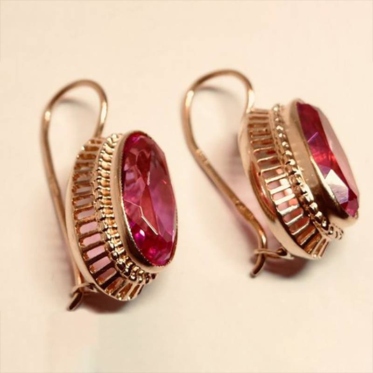 ROYAL RUBY EARRINGS