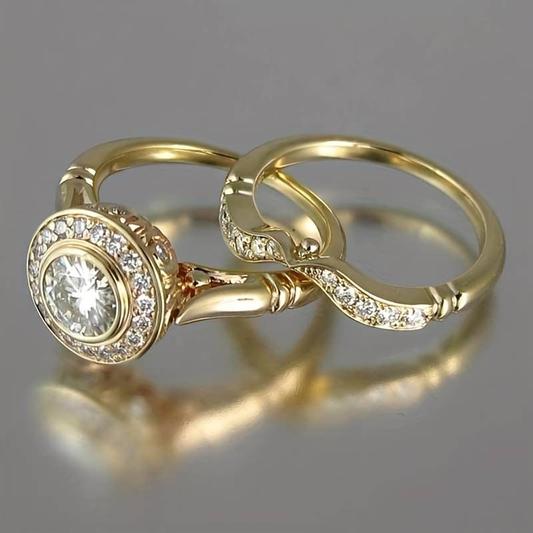GOLDEN LEGACY ZIRCONIA RING SET