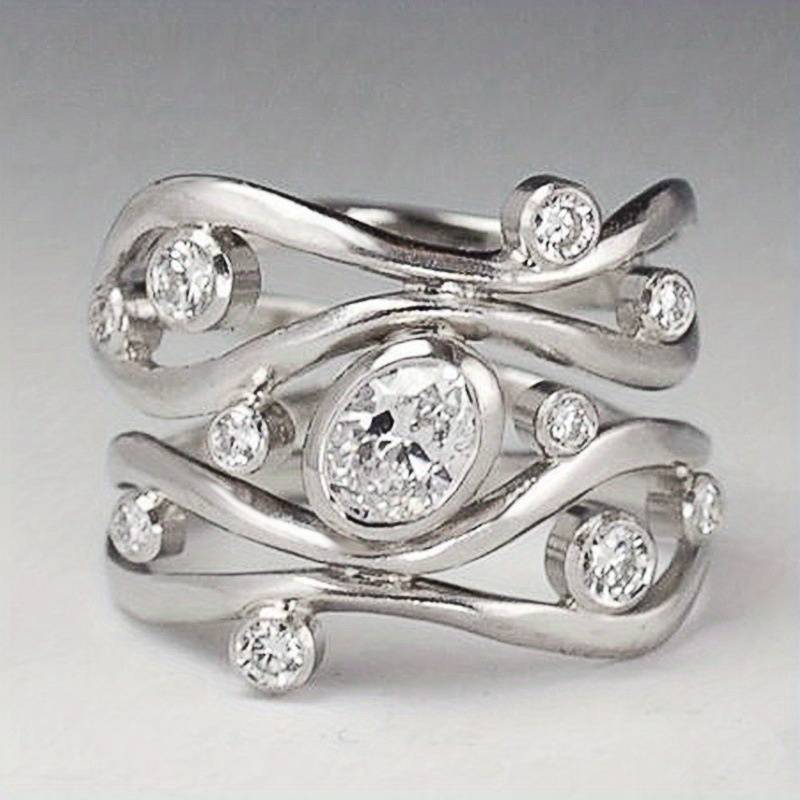 ETERNAL ZIRCONIA SILVER RING