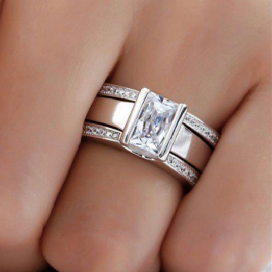 TIMELESS GEM INLAID RING