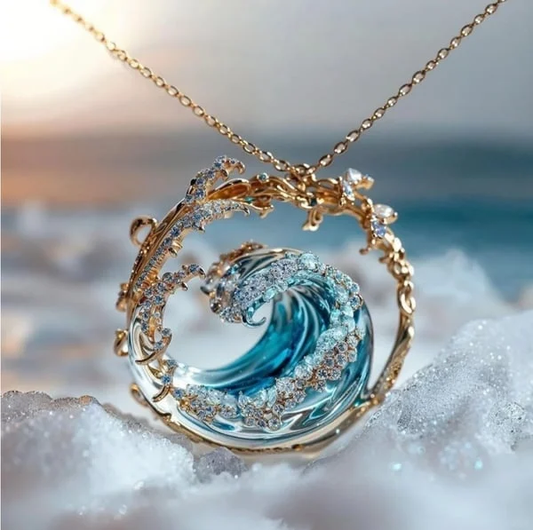 BLUE CREST NECKLACE