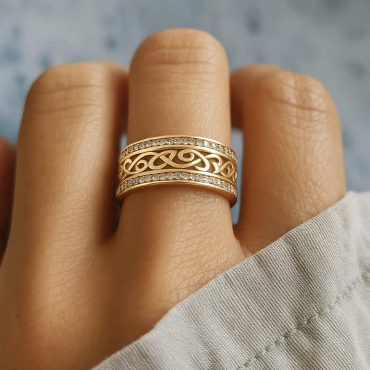TIMELESS VINE GOLD RING